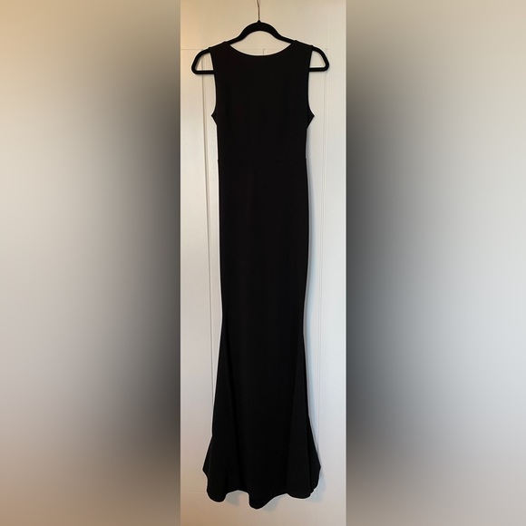 Black Maxi Dress with Bow Detail - Picture 2 of 3